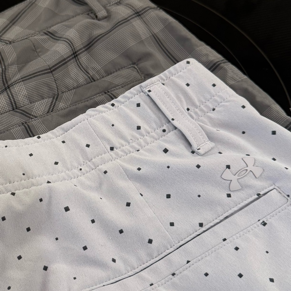 Under Armour Patterned Men’s Golf Shorts Size 32 SET OF TWO